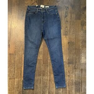 Lola Jeans High Rise Skinny Alexa Women's Size 29 Dark Wash Denim Mid Rise